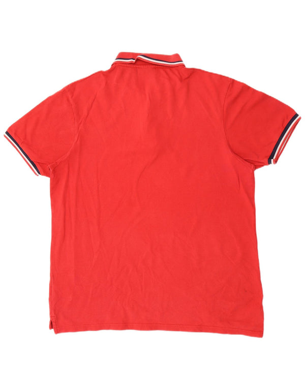 Camisa polo masculina Fila 2XL algodão vermelho