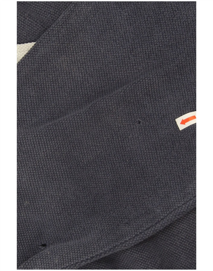 Ellesse Mens Italia Graphic Moletom Jumper Médio Azul Marinho Colorblock