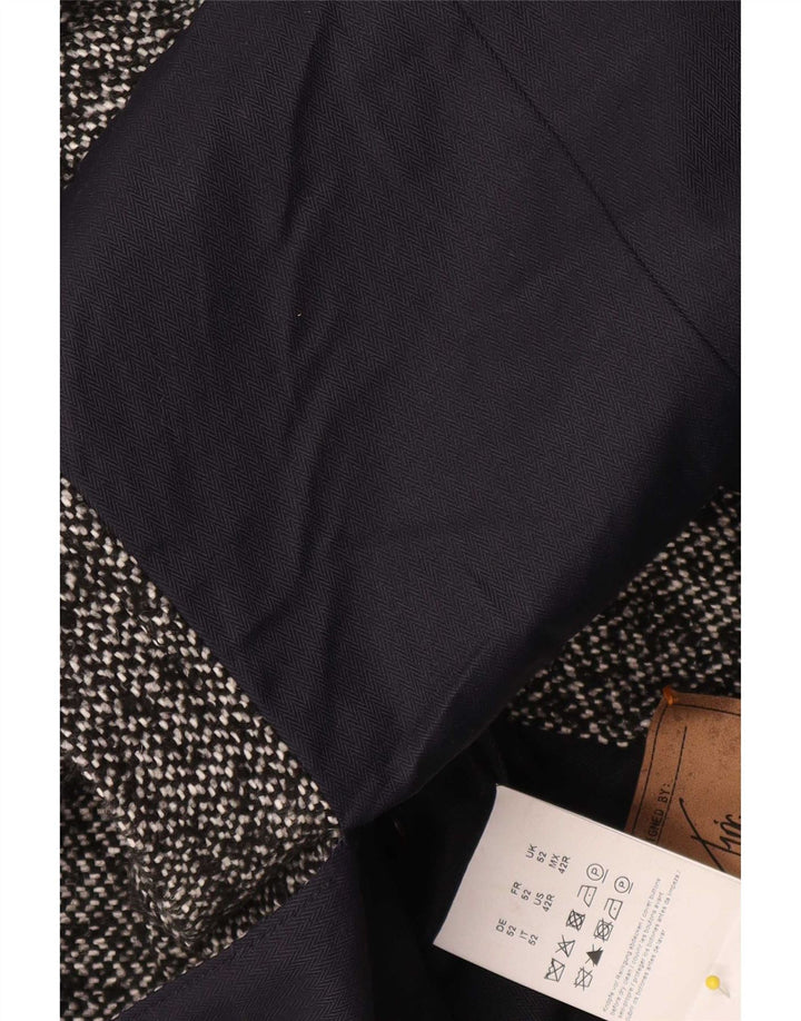 Sobretudo masculino Hugo Boss UK 52 XL cinza manchado poliacrílico