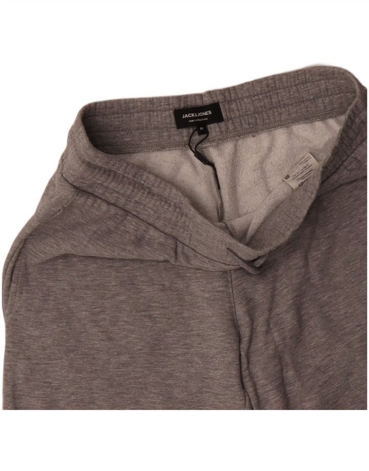 Shorts esportivos masculinos JACK & JONES algodão cinza médio