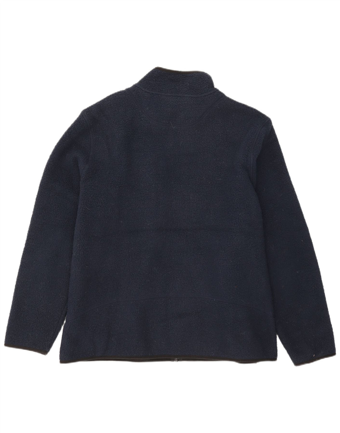 Jaqueta de lã masculina Marks & Spencer UK 46 3XL poliéster azul marinho