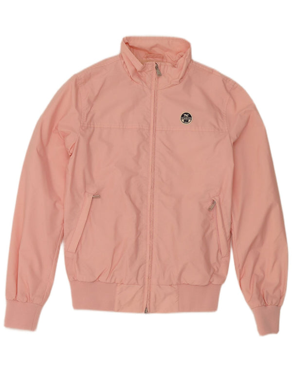 Jaqueta bomber feminina North Sails UK 10 pequena poliamida rosa