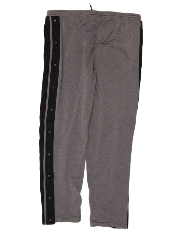 Calça de treino masculina Lotto UK 42/44 XL cinza colorblock poliéster