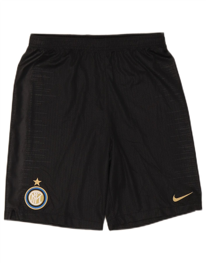 Shorts esportivos gráficos Nike Boys 13-14 anos XL preto poliéster