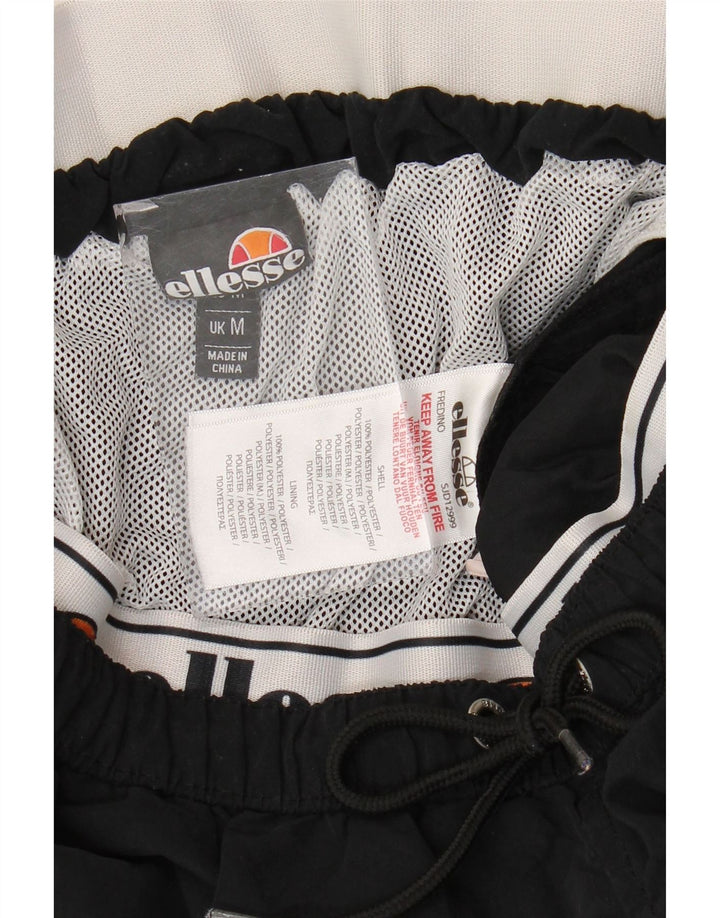 Ellesse Mens Graphic Sport Shorts Médio Preto Colourblock Poliéster