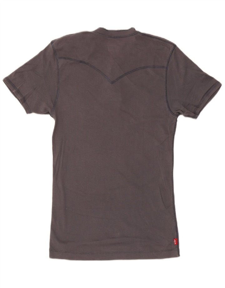 Camiseta masculina Levi's grande algodão cinza