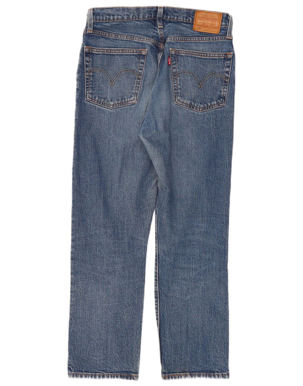 Jeans retos femininos Levi's W27 L26 algodão azul