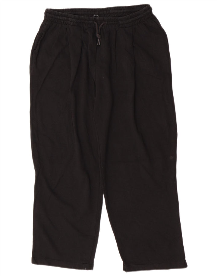 Calça de treino feminina Zara UK 14 grande preta