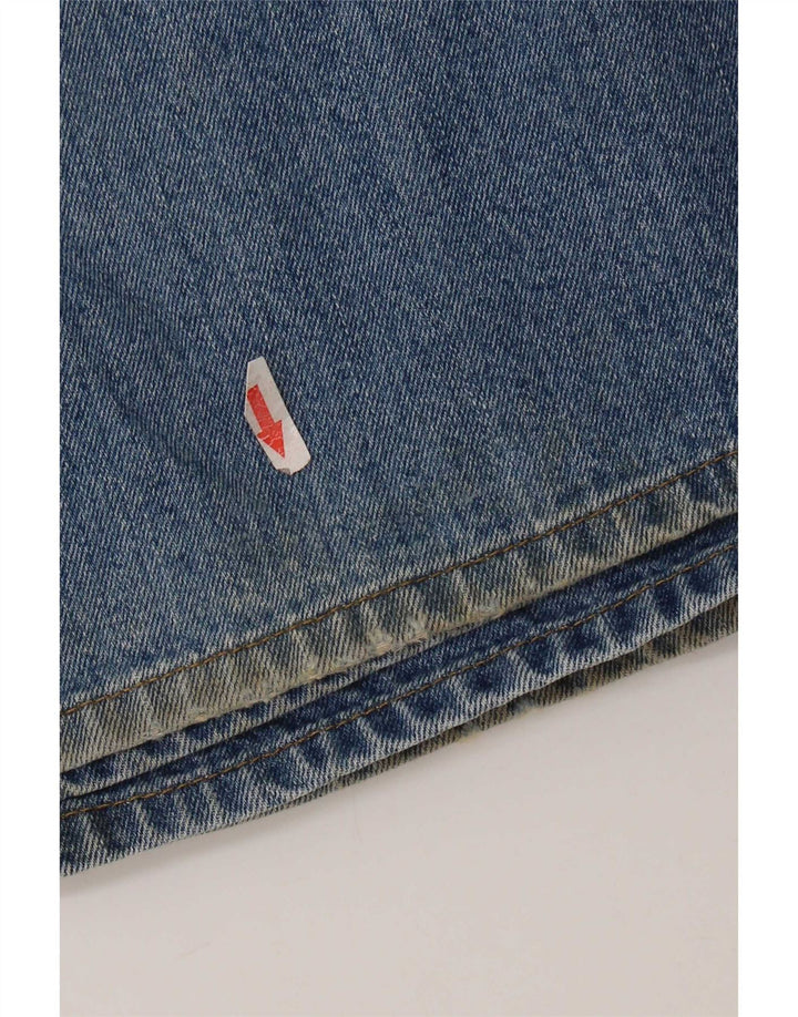 Calça jeans reta masculina Marks & Spencer Blue Harbor W44 L29 algodão