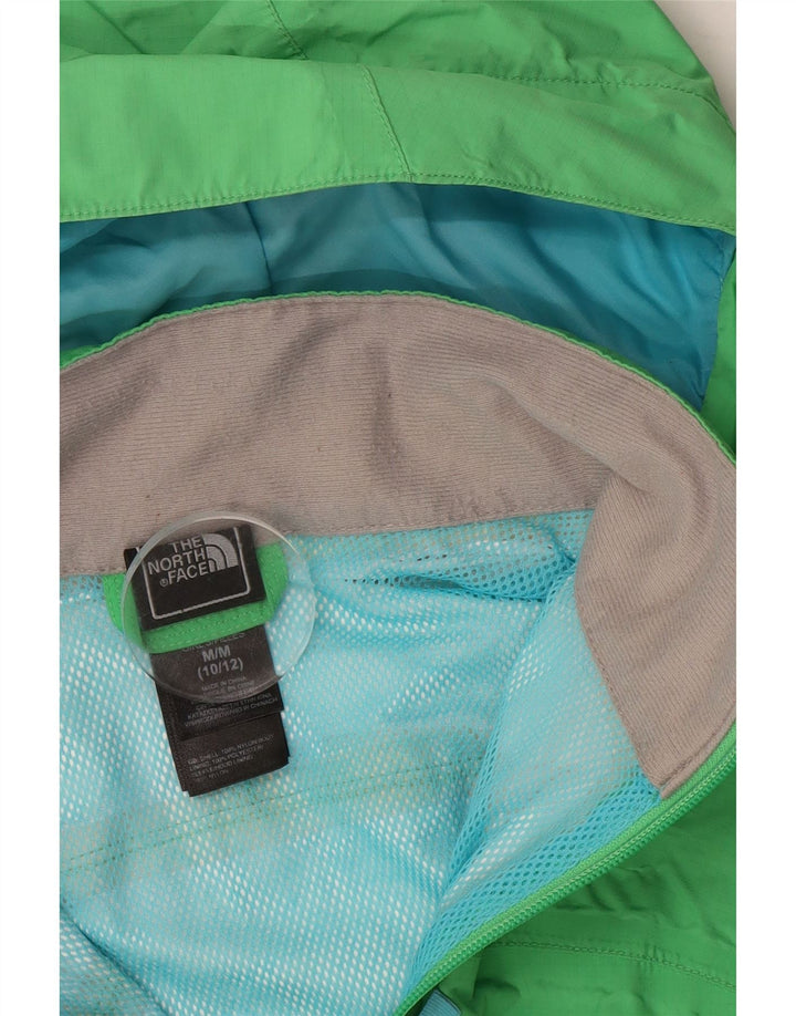 Jaqueta de chuva com capuz para meninas The North Face 10-11 anos nylon verde médio