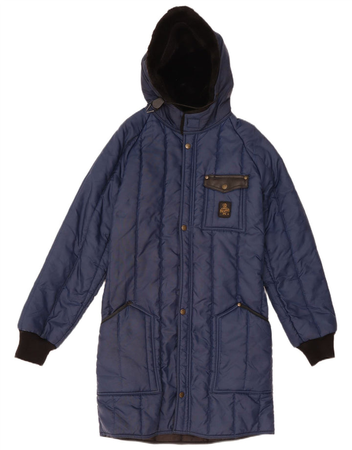 Casaco acolchoado com capuz Refrigiwear menino 13-14 anos azul marinho poliamida