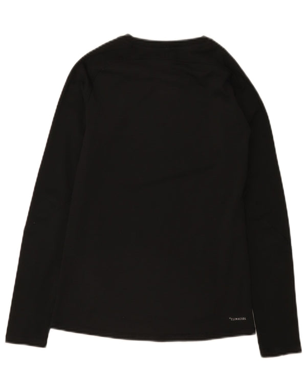 Top Adidas Menino Climacool manga comprida 11-12 anos preto poliéster