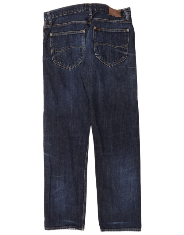 Calça jeans reta masculina Lee W32 L30 azul