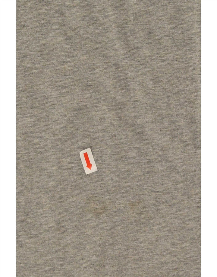 Camiseta masculina Timberland Regular Fit Graphic Top cinza médio algodão