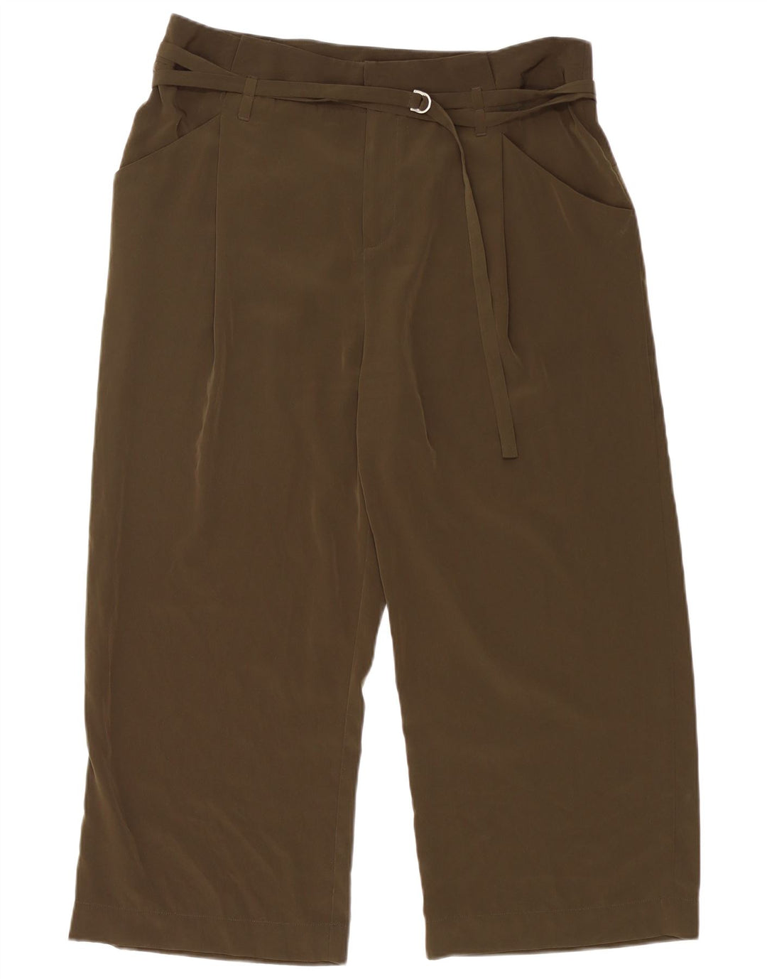 Calça feminina reta cortada UK 16 grande W34 L23