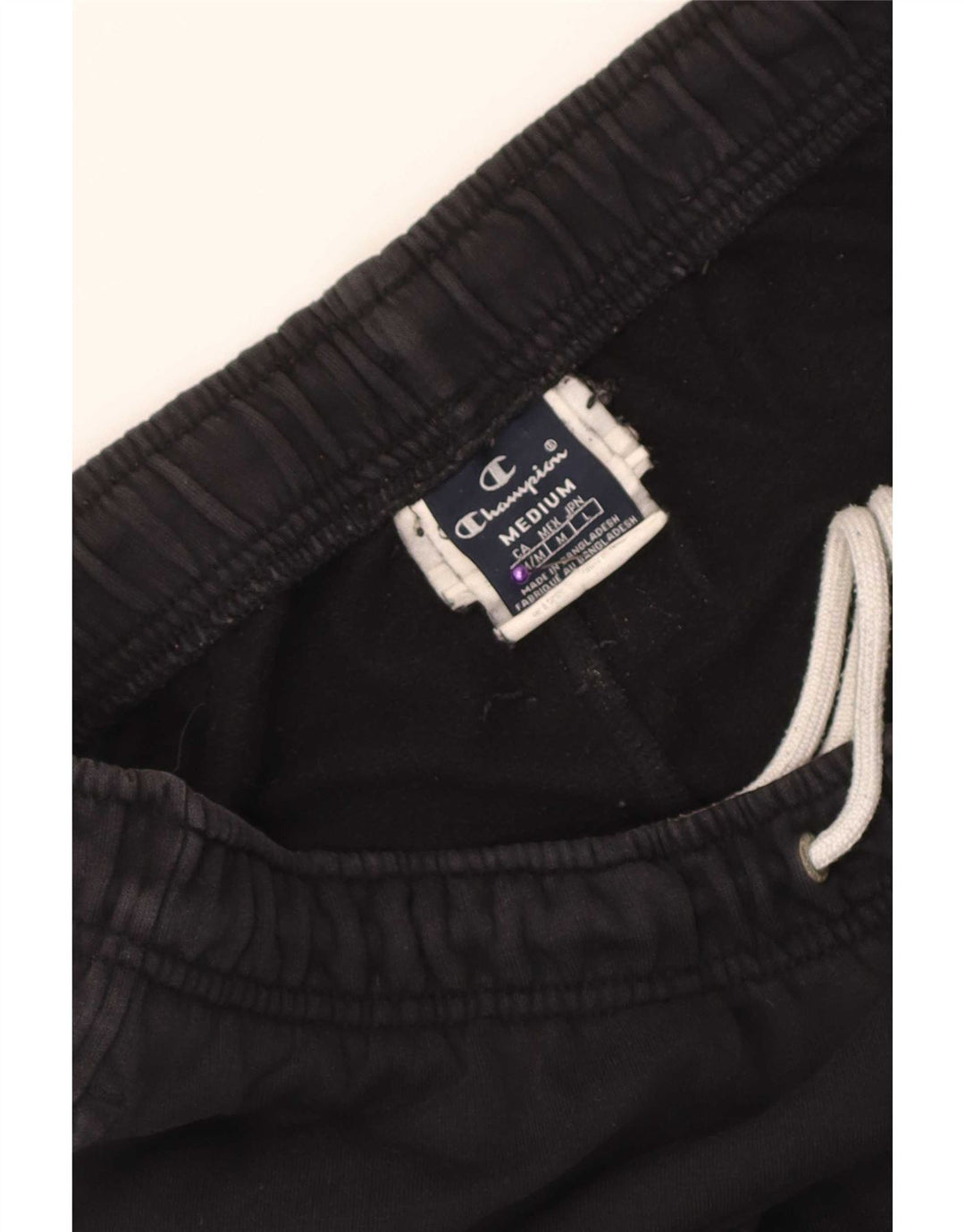 Calça esportiva masculina Champion Joggers médio algodão preto
