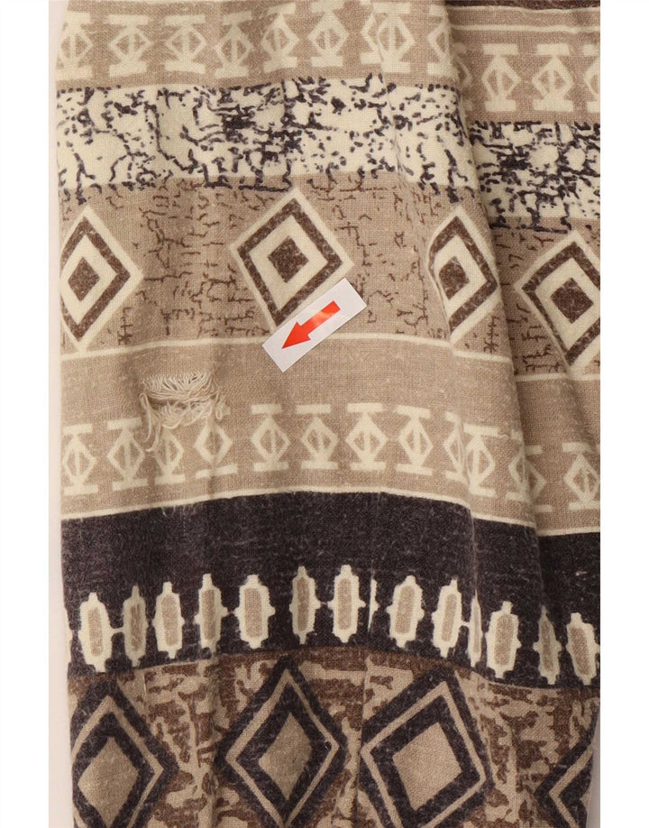 Camisa masculina Georgio Piacente grande bege geométrico