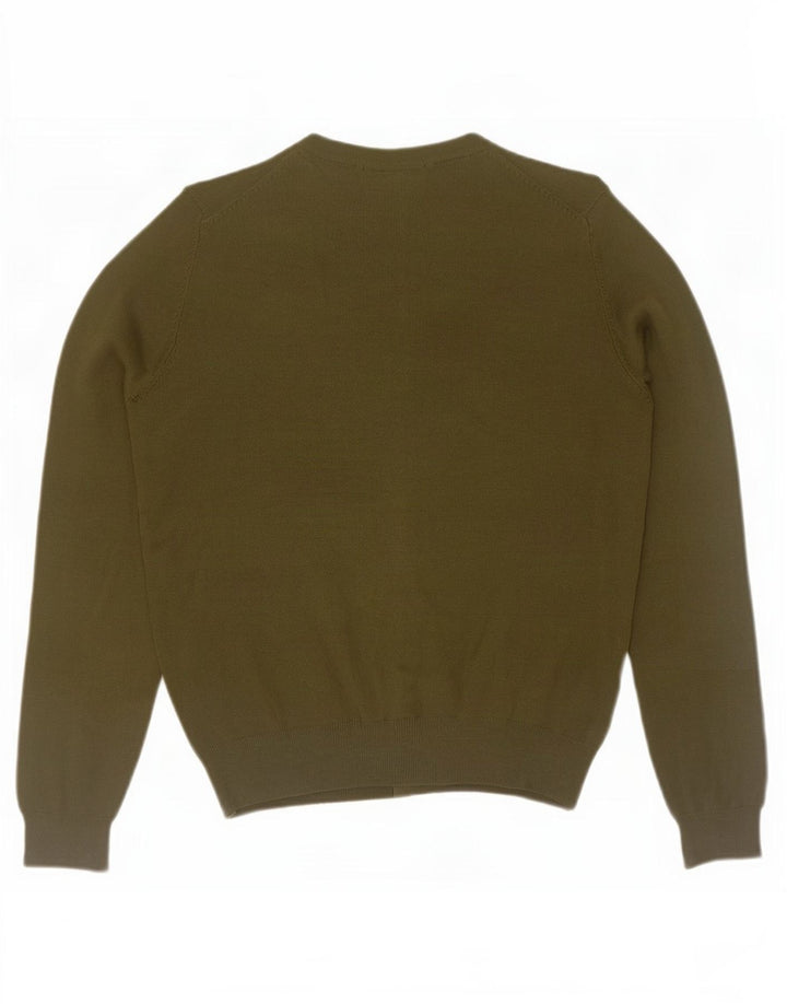 Suéter cardigã feminino Marks & Spencer UK 12 viscose cáqui médio