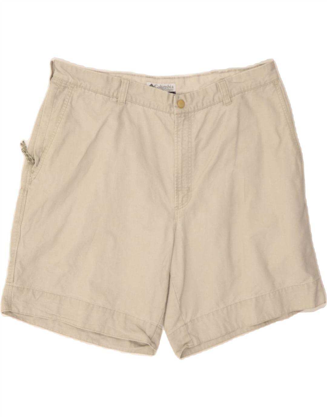 COLUMBIA Mens Cargo Shorts W38 XL  Beige Cotton Vintage Columbia and Second-Hand Columbia from Messina Hembry 