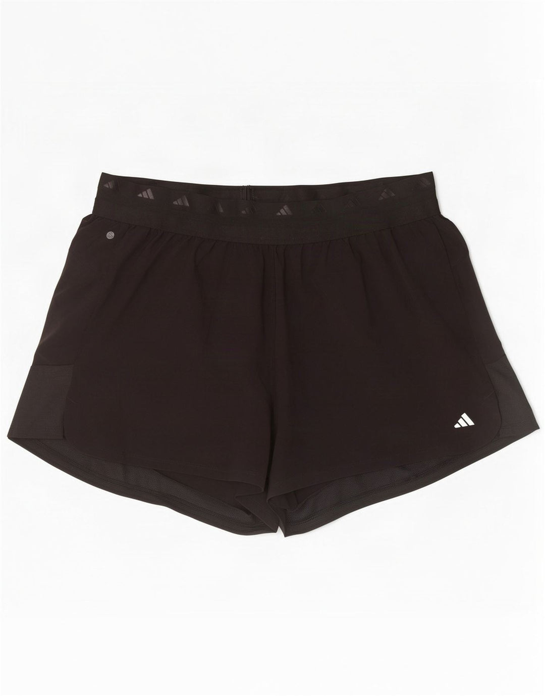 Adidas Mens Aeroready Graphic Sport Shorts 2XL Poliéster Preto