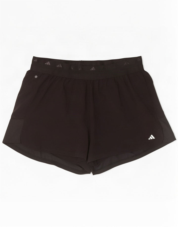 Adidas Mens Aeroready Graphic Sport Shorts 2XL Poliéster Preto