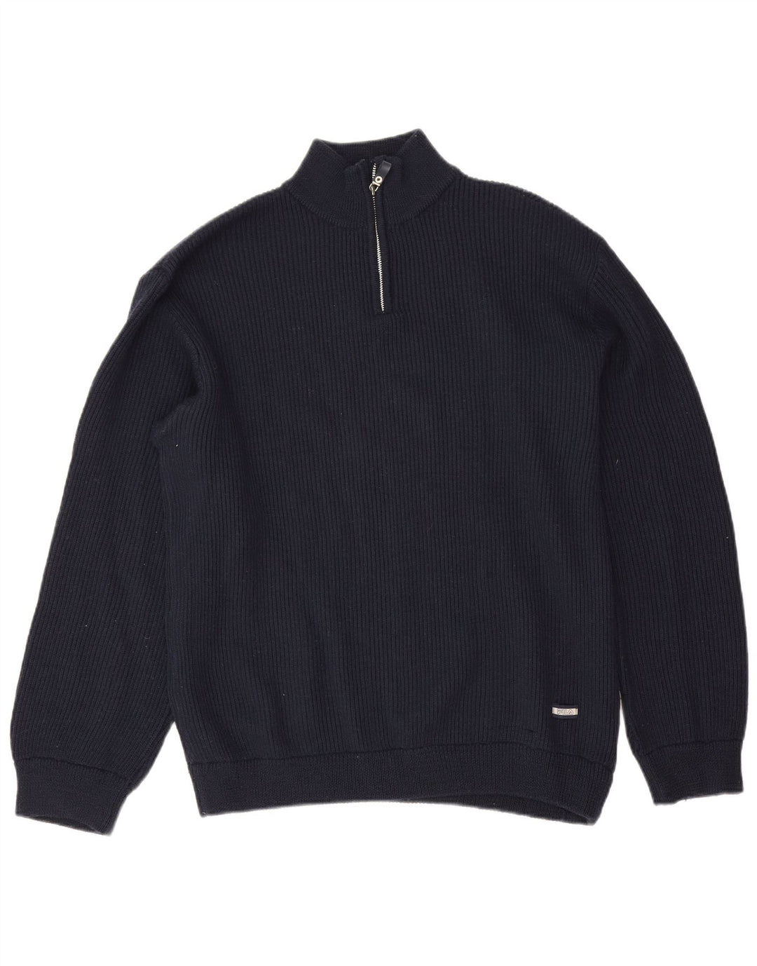 Suéter masculino Fila com zíper e gola XL azul marinho