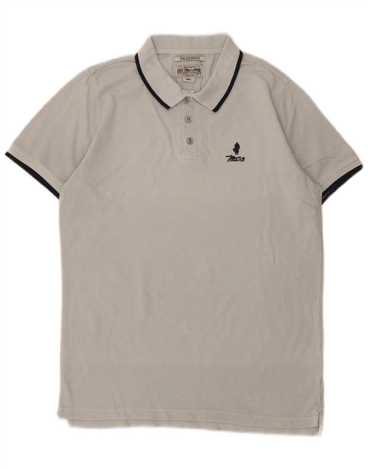 MARLBORO CLASSICS Camisa polo masculina robusta e refinada pequena branca