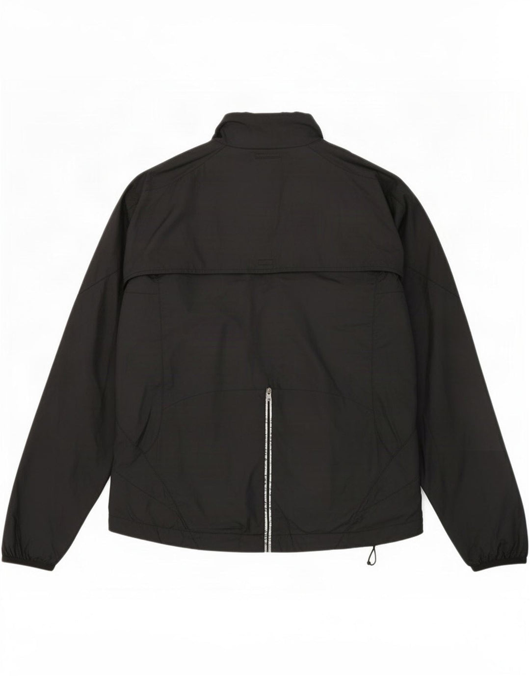 Nike Mens Tracksuit Top Jacket UK 36/38 Pequeno Poliéster Preto