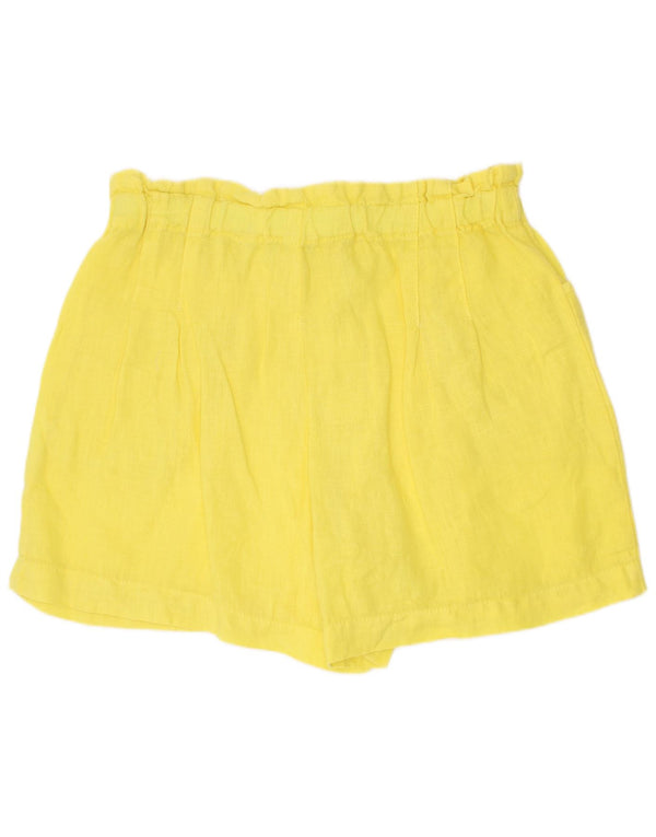 Zara Girls Shorts Casual 11-12 Anos W28 Amarelo