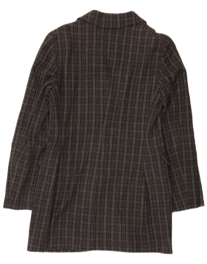 Alberta Ferretti Casaco feminino Philosophy Double Breasted Reino Unido 10 pequeno cinza