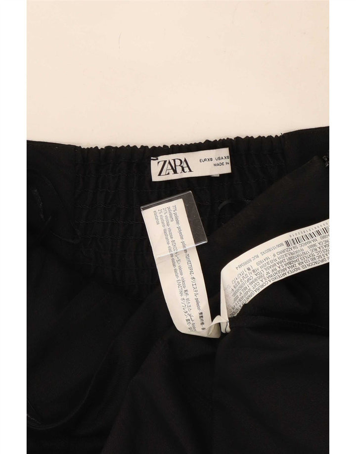 Vestido sem alças feminino Zara UK 4 XS preto poliéster