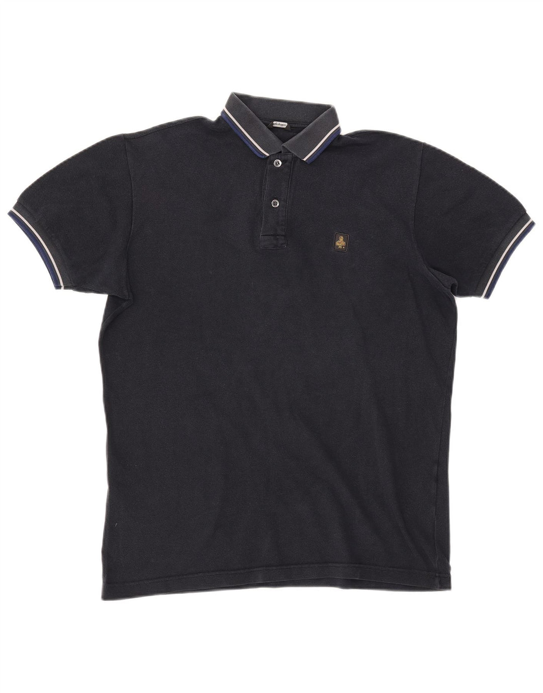Camisa pólo masculina REFRIGIWEAR grande azul marinho