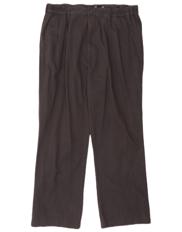 Calça Chino Masculina Marks & Spencer Blue Harbor Straight W38 L29 Azul Marinho