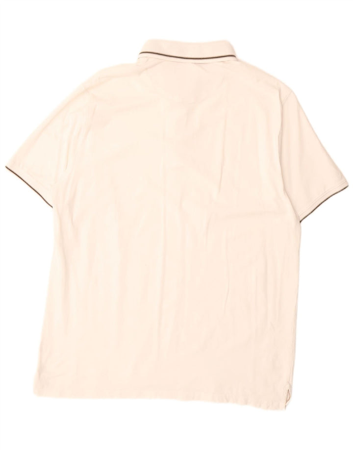 Camisa polo masculina Massimo Dutti 2XL branco