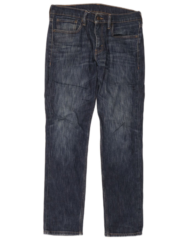 Levi's Masculino 511 Slim Jeans W32 L32 Azul Marinho Algodão