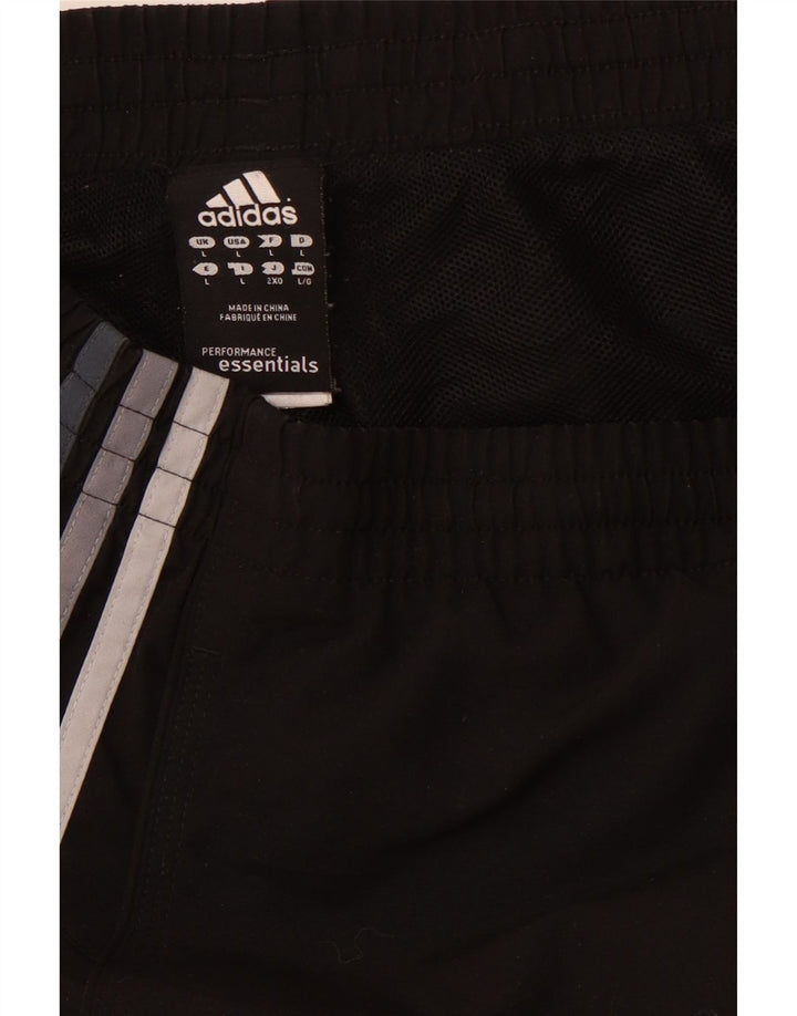 ADIDAS Mens Climalite Sport Shorts Grande Poliéster Preto