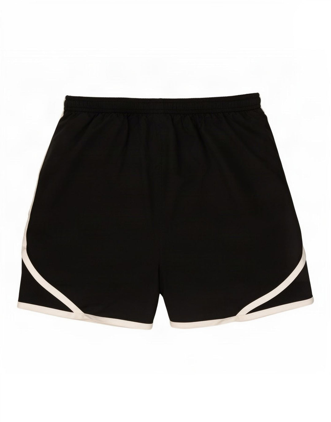 Shorts esportivos femininos Nike Dri Fit UK 12 poliéster preto médio