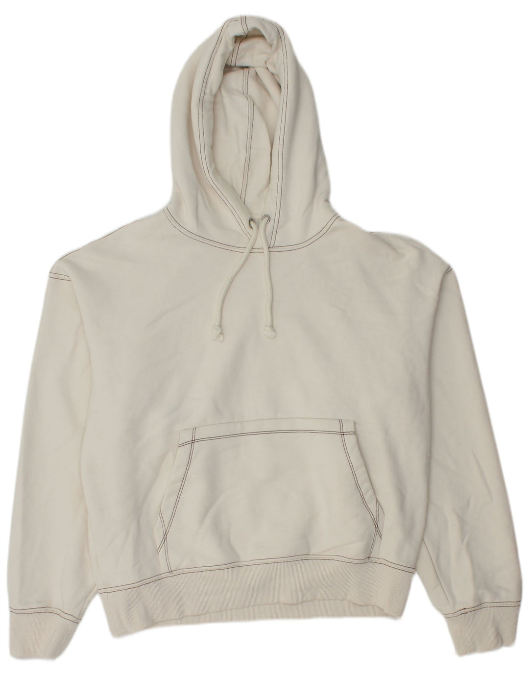 Zara Mens Hooded Full Tracksuit Médio Algodão Branco
