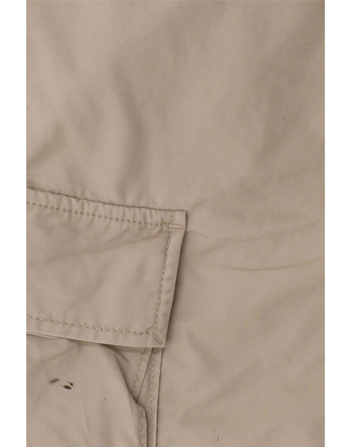 Shorts cargo masculino GAP W36 grande algodão bege