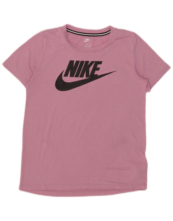 Camiseta Nike Girls Graphic Top 13-14 Anos XL Rosa Poliéster