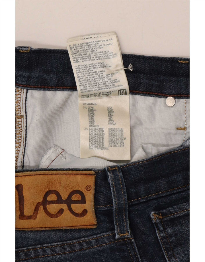 Lee Mens Daren Straight Jeans W36 L34 Azul Algodão