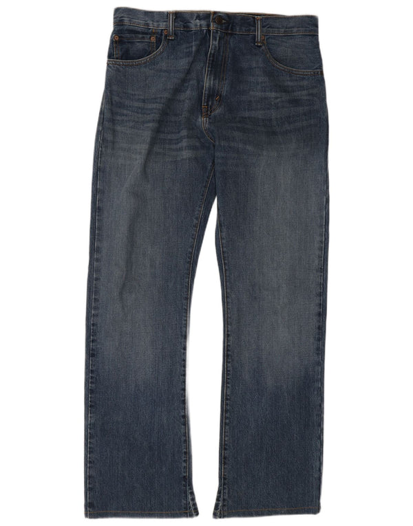 Levi's Mens 517 Bootcut Jeans W34 L34 Blue Cotton