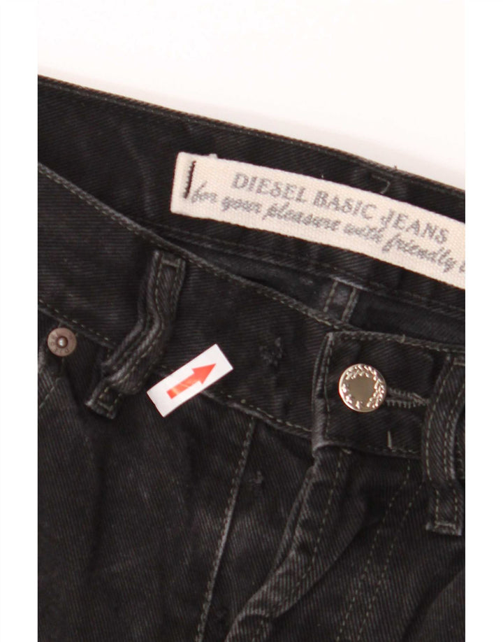 Diesel Mens Zathan Straight Jeans W29 L32 Algodão Preto