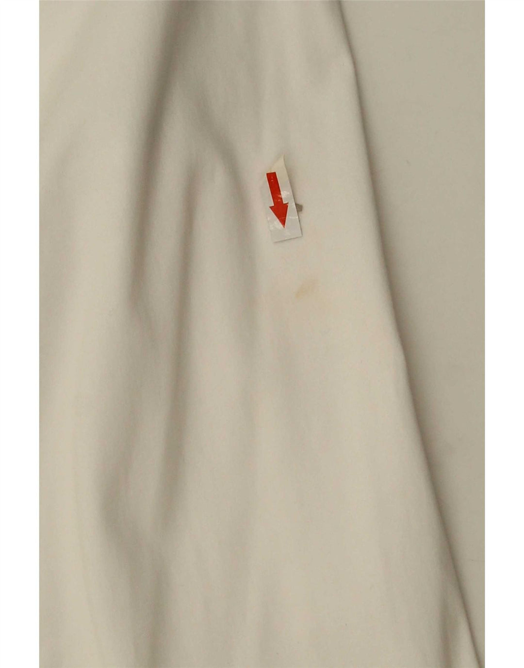 Calça chino reta feminina Marks & Spencer Reino Unido 12 médio W32 L30 branco