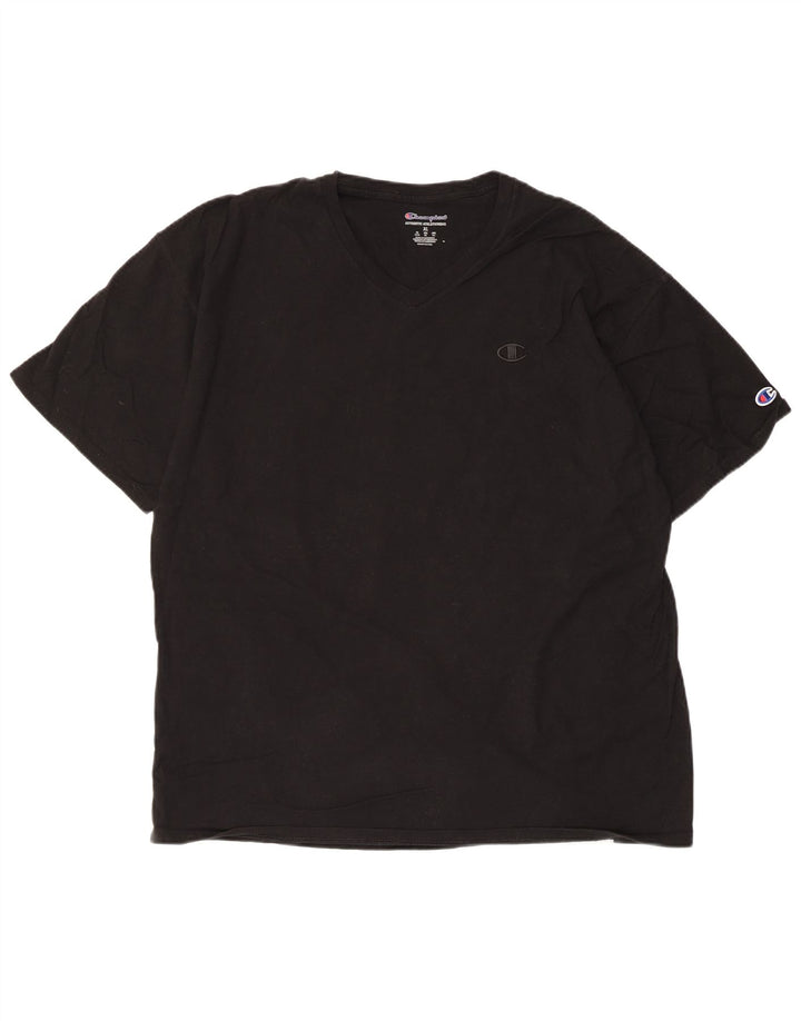 Camiseta masculina CHAMPION Top XL algodão preto