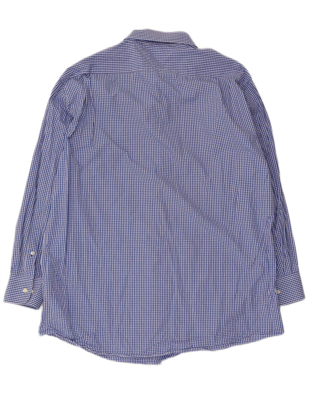 Camisa masculina Tommy Hilfiger Regular Fit tamanho 16 1/2 grande azul guingão