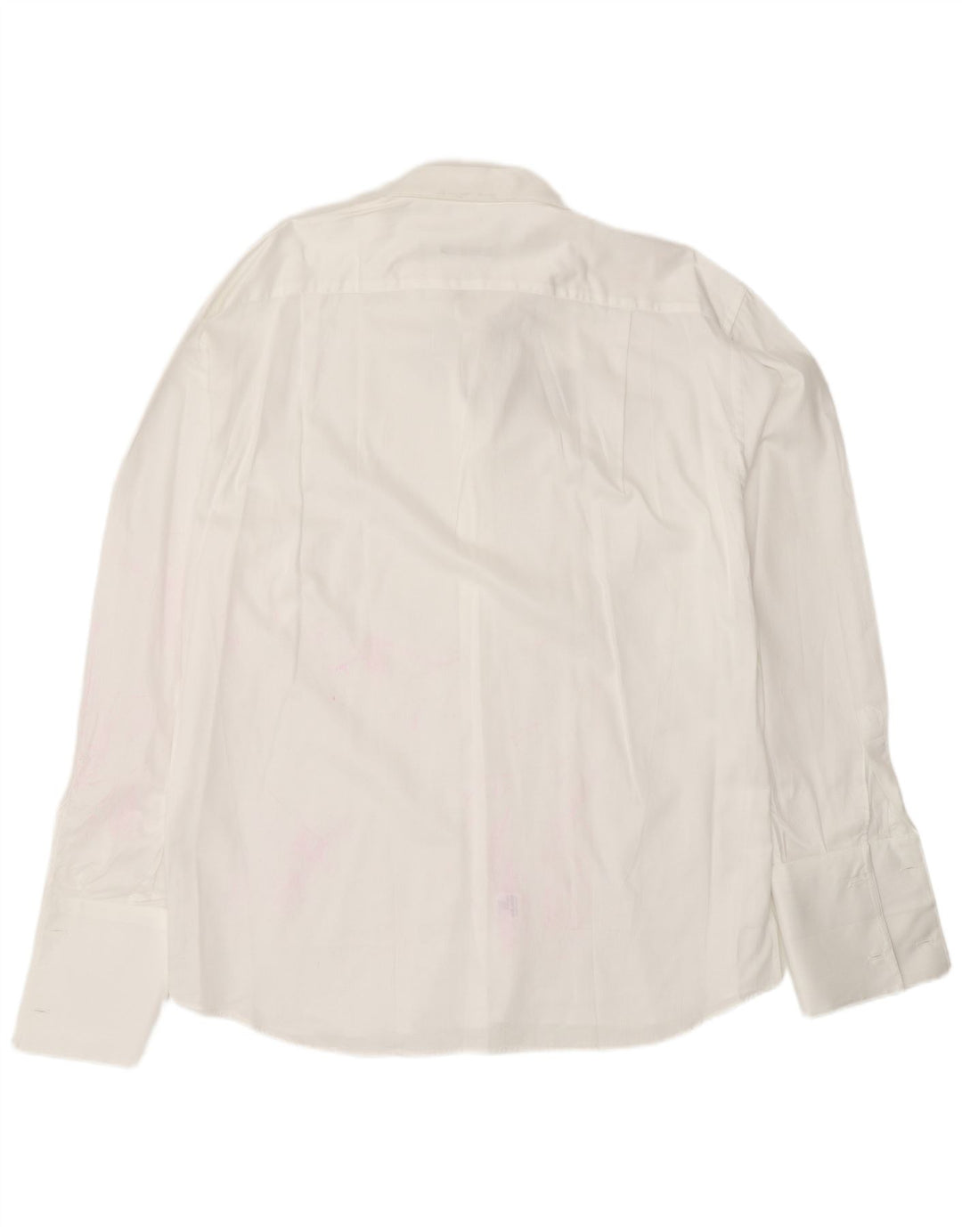 Camisa formal masculina ROCCOBAROCCO tamanho 17 1/2 44 XL branca