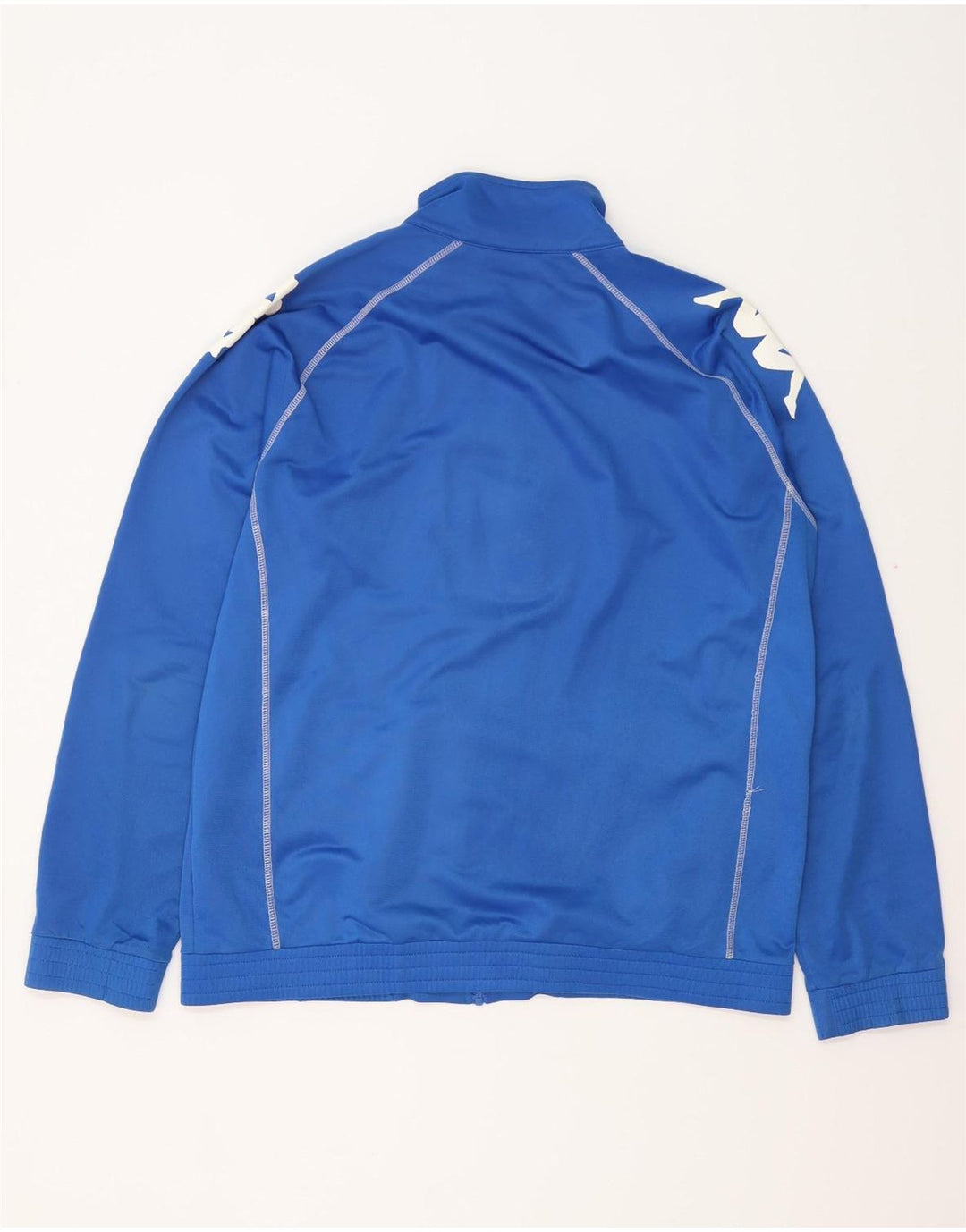 KAPPA Mens Graphic Tracksuit Top Jacket XL Azul Poliéster