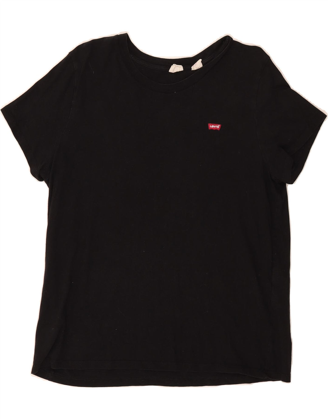 LEVI'S Womens T-Shirt Top UK 18 XL Black Cotton Vintage Levi's and Second-Hand Levi's from Messina Hembry 