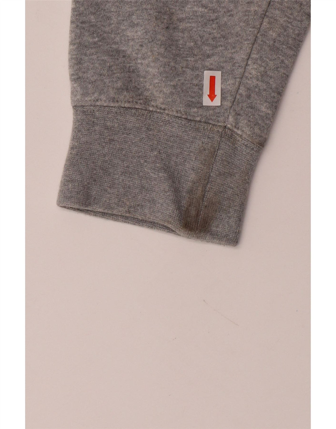 Suéter masculino NIKE com capuz e zíper cinza médio algodão